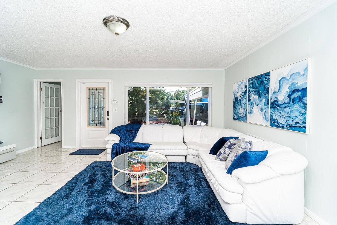 Central Waterfront Villa Salt Wtr Pool Near Beach Fort Lauderdale Eksteriør bilde