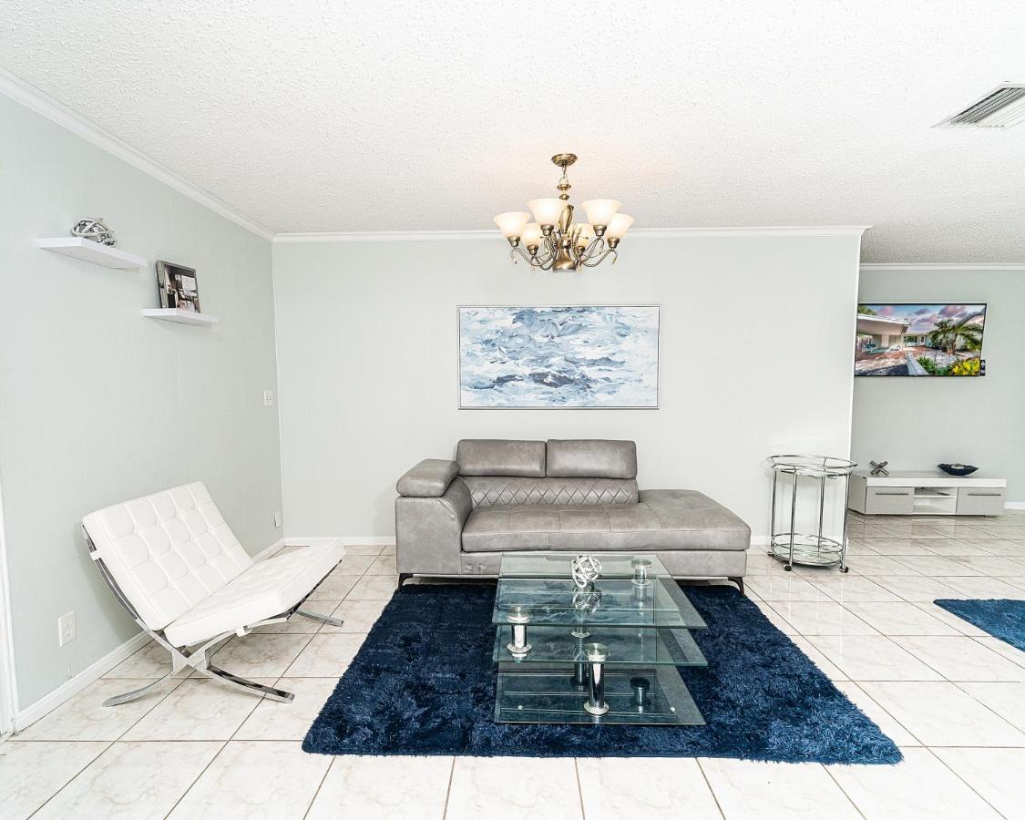 Central Waterfront Villa Salt Wtr Pool Near Beach Fort Lauderdale Eksteriør bilde