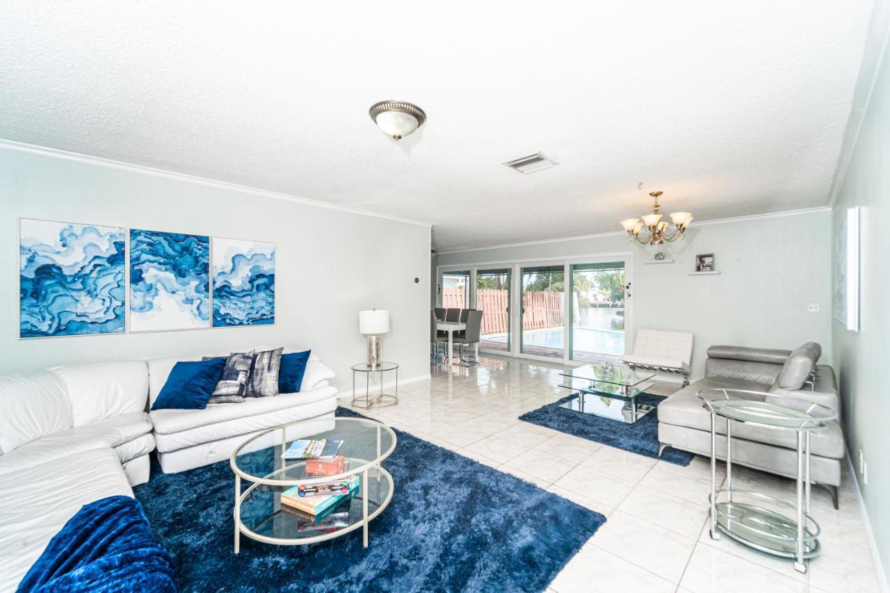 Central Waterfront Villa Salt Wtr Pool Near Beach Fort Lauderdale Eksteriør bilde