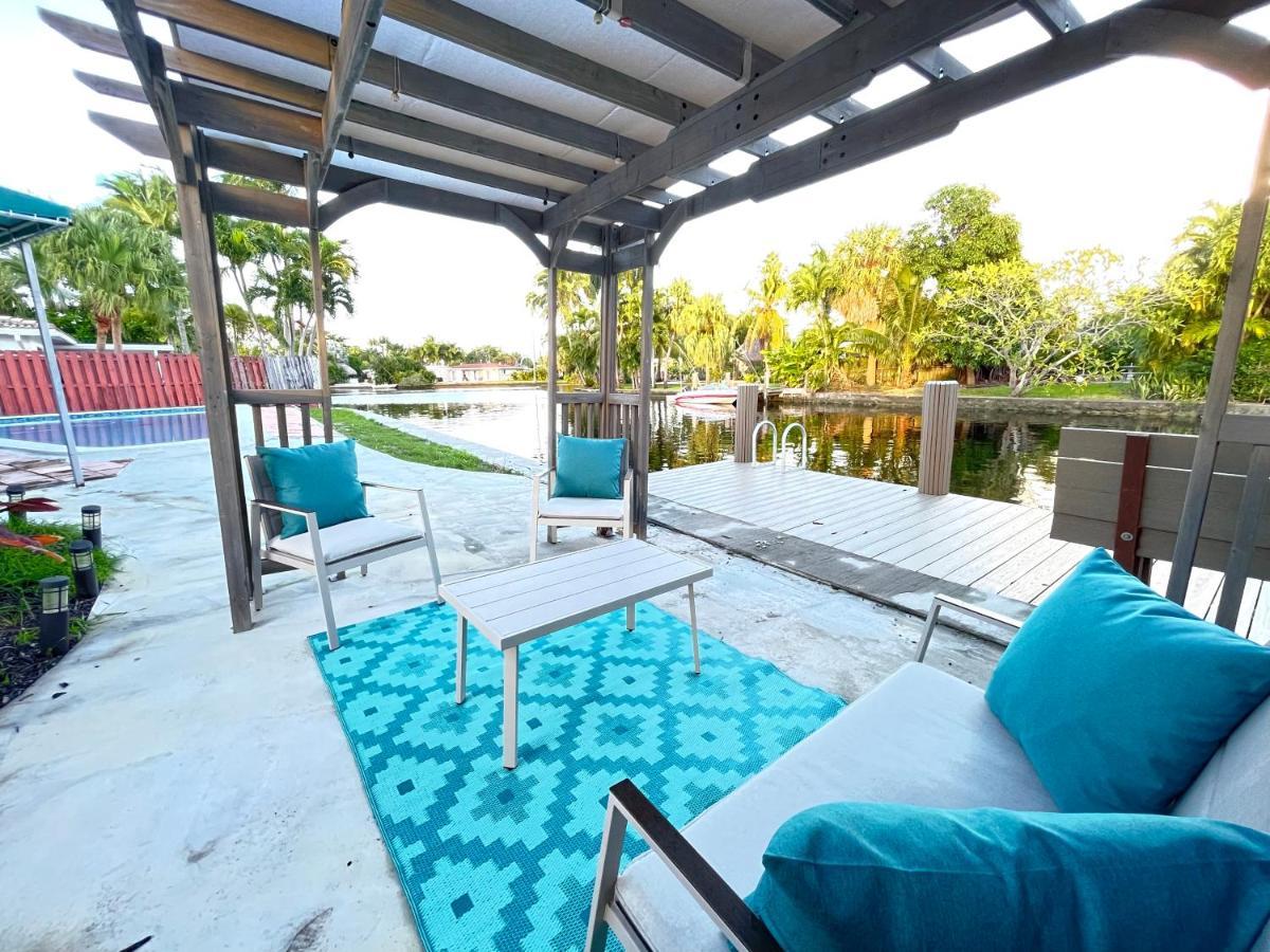Central Waterfront Villa Salt Wtr Pool Near Beach Fort Lauderdale Eksteriør bilde