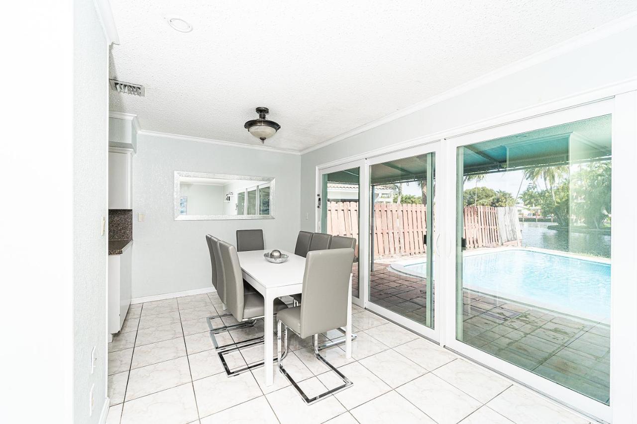 Central Waterfront Villa Salt Wtr Pool Near Beach Fort Lauderdale Eksteriør bilde