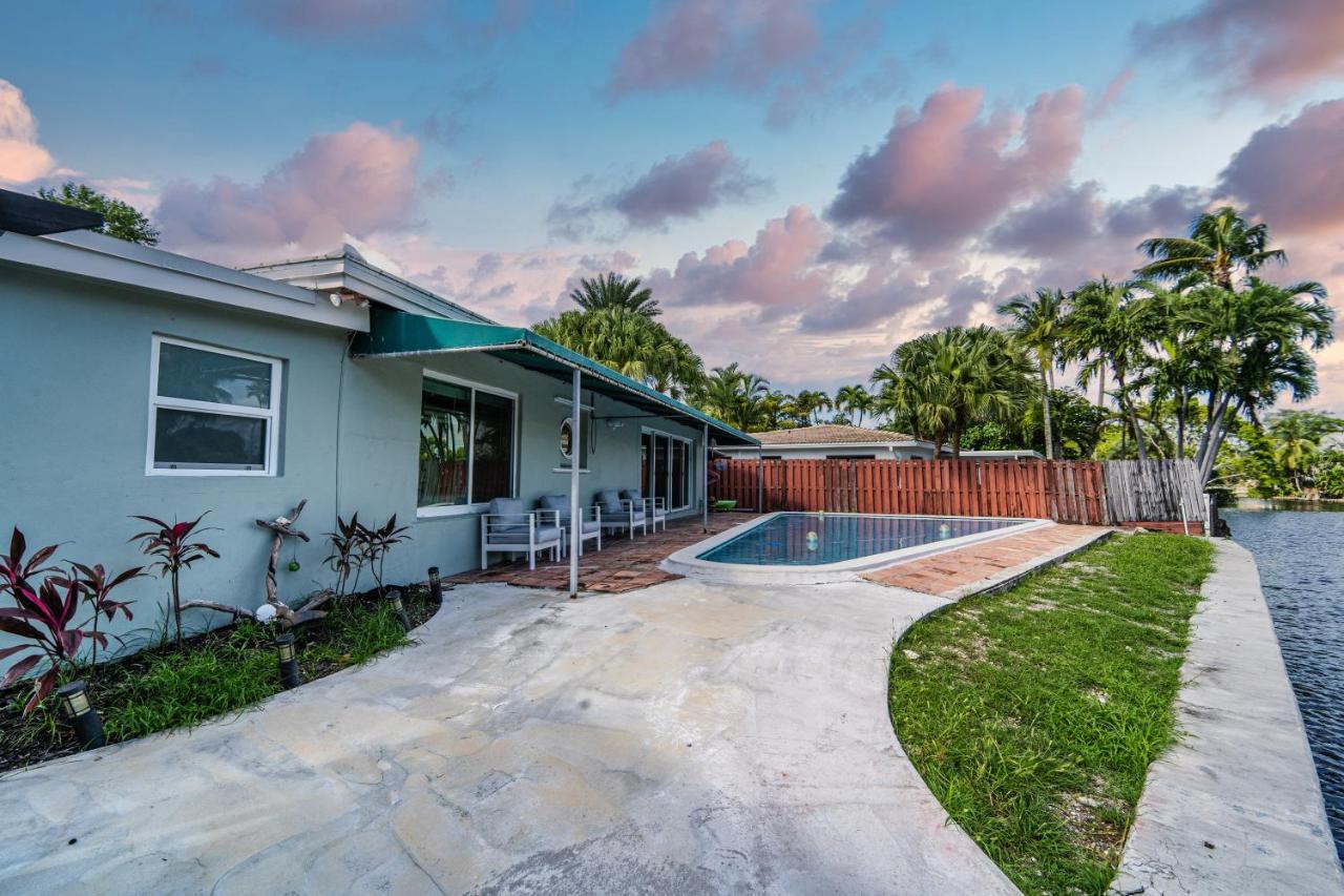 Central Waterfront Villa Salt Wtr Pool Near Beach Fort Lauderdale Eksteriør bilde